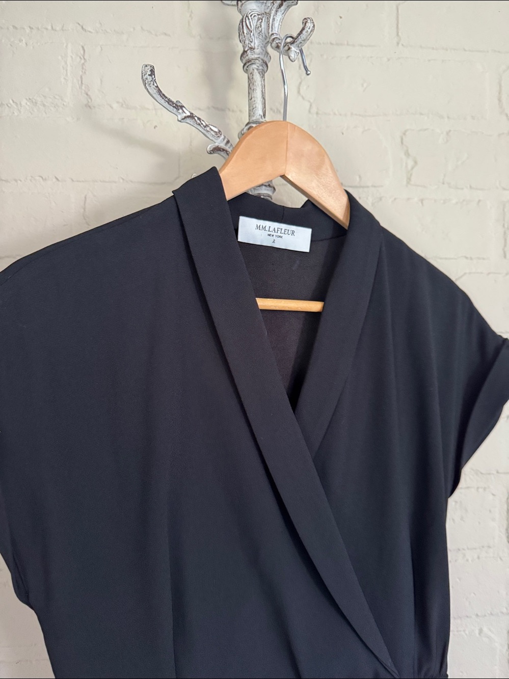 MM Lafleur black dress size 2 - Picture 3 of 4
